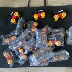 Little train engine, all connect by magnets